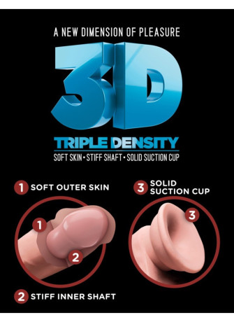 9" Triple Density Cock with Balls